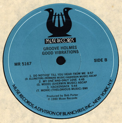 Richard "Groove" Holmes : Good Vibrations (LP, Album)