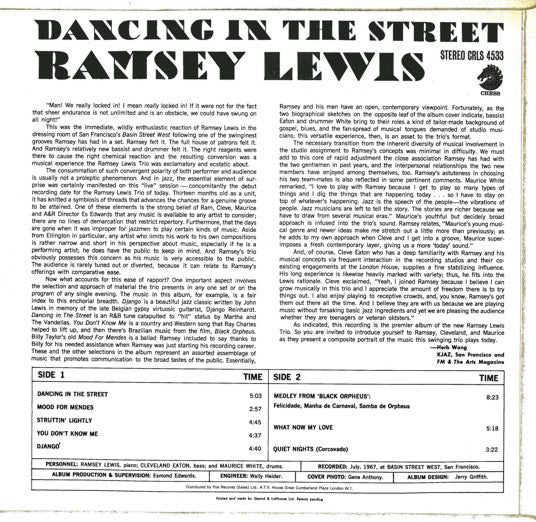 Ramsey Lewis : Dancing In The Street (LP, Album)