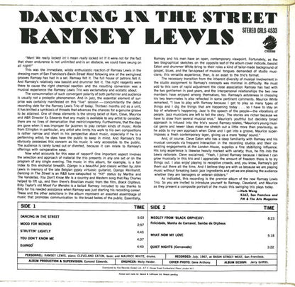 Ramsey Lewis : Dancing In The Street (LP, Album)