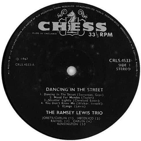 Ramsey Lewis : Dancing In The Street (LP, Album)