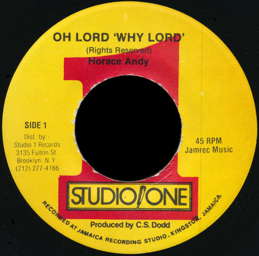 Horace Andy : Oh Lord Why Lord (7")