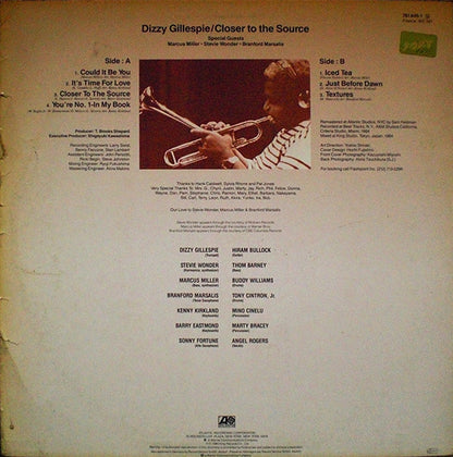 Dizzy Gillespie : Closer To The Source (LP, Album)
