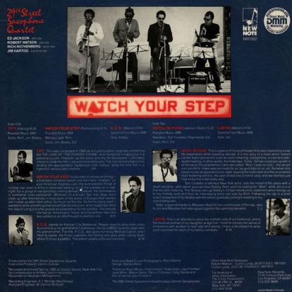 29th Street Saxophone Quartet : Watch Your Step (LP, Album)