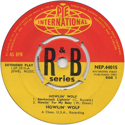 Howlin' Wolf : Howlin' Wolf (7", EP, Mono, 4 P)