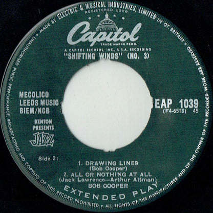 Bob Cooper Featuring Jimmy Giuffre - Claude Williamson : Shifting Winds (No. 3) (7", EP)