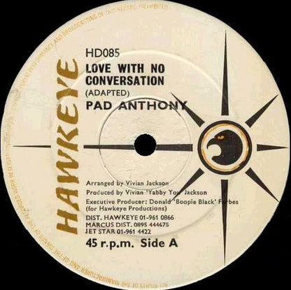Pad Anthony : Love With No Conversation (12")