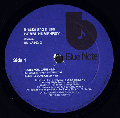 Bobbi Humphrey : Blacks And Blues (LP, Album, Ter)