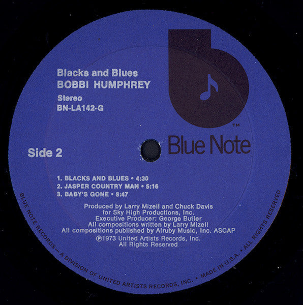 Bobbi Humphrey : Blacks And Blues (LP, Album, Ter)