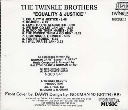 Twinkle Brothers : Equality & Justice (CD, Album)