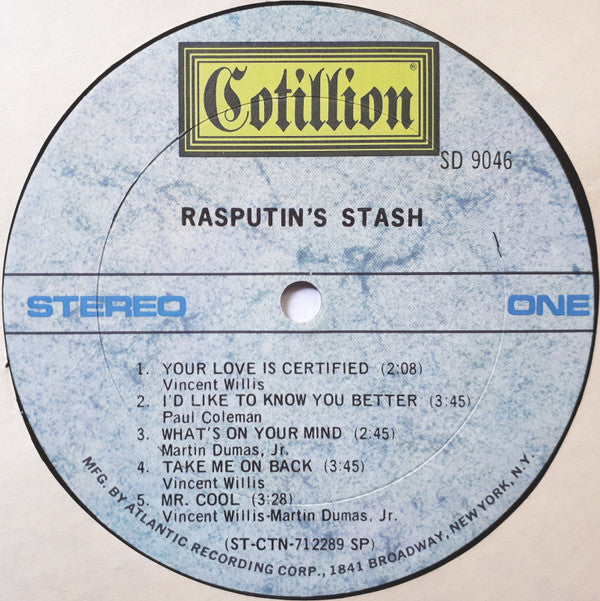 Rasputin's Stash : Rasputin's Stash (LP, Album, SP )