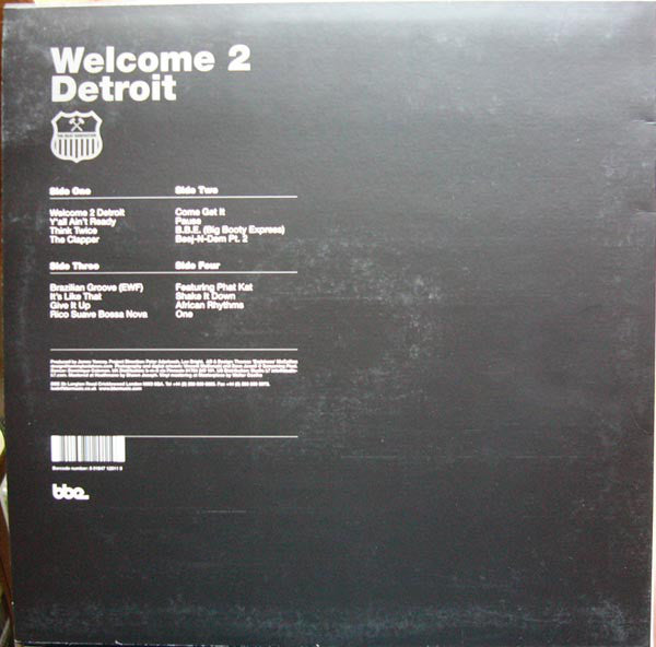 Jay Dee Aka J Dilla : Welcome 2 Detroit (2xLP, Album)