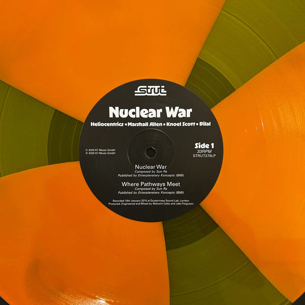 Heliocentrics* ⋅ Marshall Allen ⋅ Knoel Scott ⋅ Bilal : Nuclear War (12", EP, RSD, Ltd, Yel)