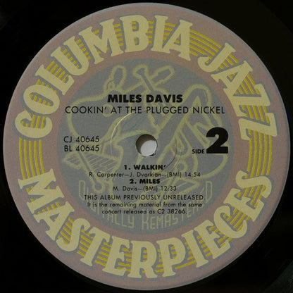 Miles Davis : Cookin' At The Plugged Nickel (LP, Album, RM, Car)
