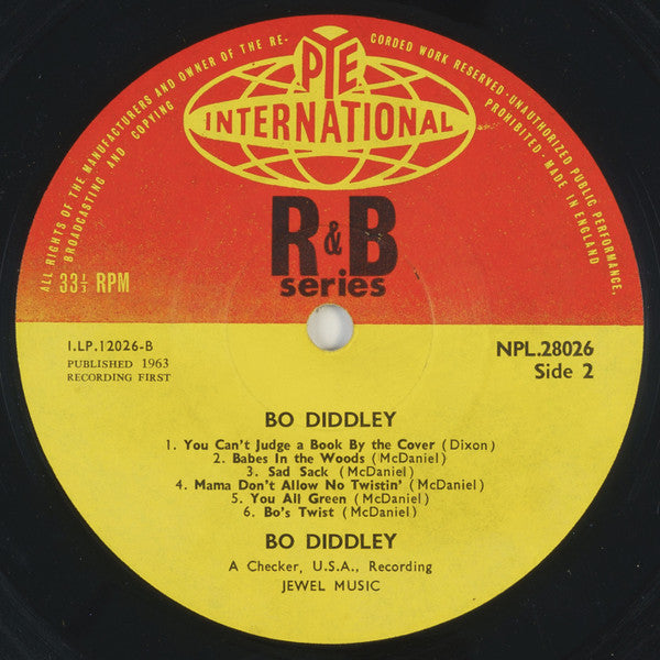 Bo Diddley : Bo Diddley (LP, Album, Mono)