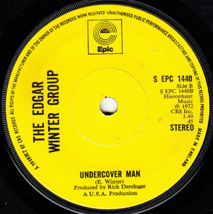 The Edgar Winter Group : Frankenstein (7", Single)