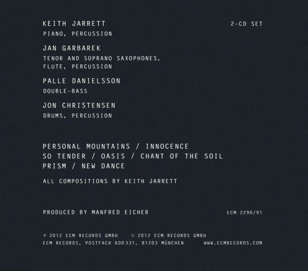 Keith Jarrett, Jan Garbarek, Palle Danielsson, Jon Christensen : Sleeper (Tokyo, April 16, 1979) (2xCD, Album)