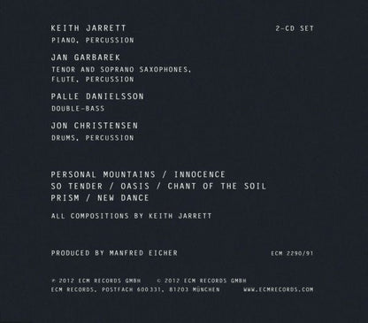 Keith Jarrett, Jan Garbarek, Palle Danielsson, Jon Christensen : Sleeper (Tokyo, April 16, 1979) (2xCD, Album)