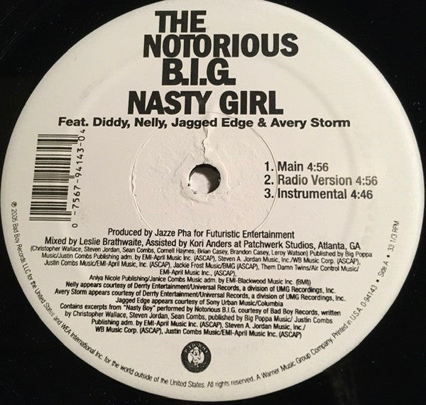 Notorious B.I.G. : Nasty Girl (12")