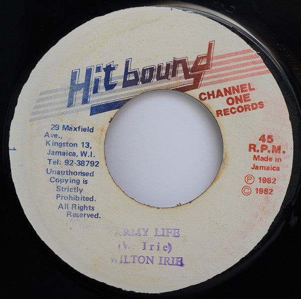 Welton Irie : Army Life (7")