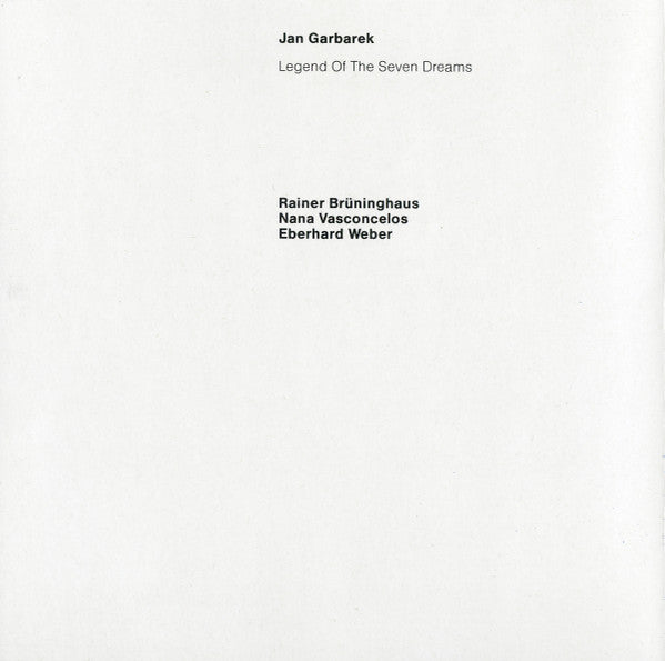 Jan Garbarek : Legend Of The Seven Dreams (CD, Album)
