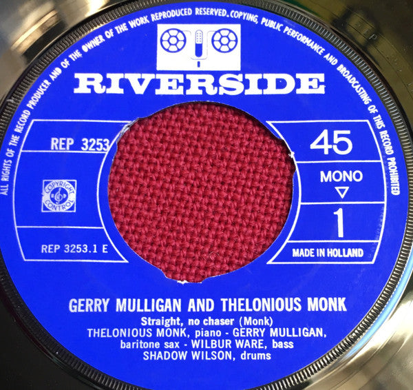 Clark Terry And Thelonious Monk : Giants Meeting (7", EP, Mono)