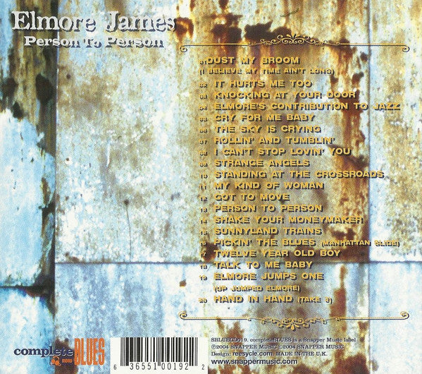 Elmore James : Person To Person (CD, Comp)