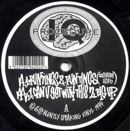 IQ Procedure : Run Tings (12")