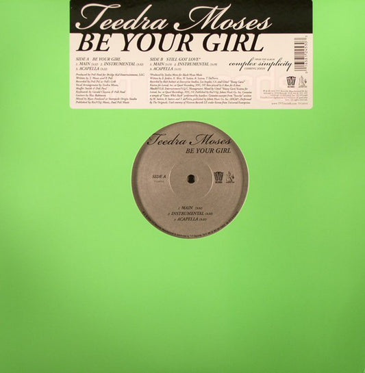 Teedra Moses : Be Your Girl (12")