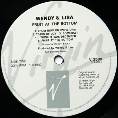Wendy & Lisa : Fruit At The Bottom (LP, Album)