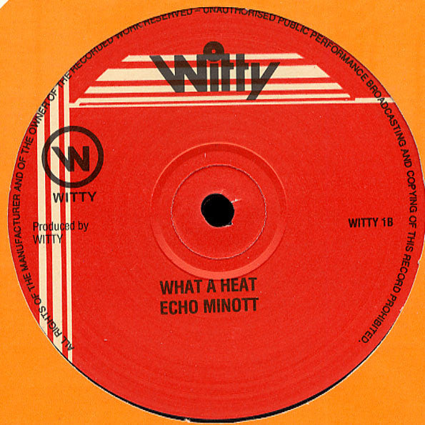 Bobo General / Sir Rafael & Nass-T / Echo Minott : Big Batty Gal / Utica Special / What A Heat   (12")