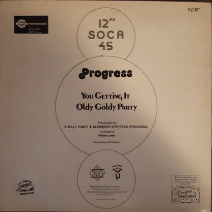King Progress : You Getting It / Oldy Goldy Party (12", Single)