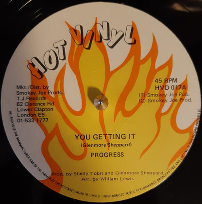 King Progress : You Getting It / Oldy Goldy Party (12", Single)