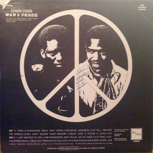 Edwin Starr : War And Peace (LP, Album)