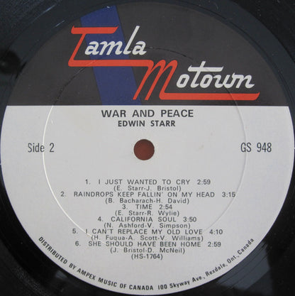 Edwin Starr : War And Peace (LP, Album)