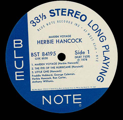 Herbie Hancock : Maiden Voyage (LP, Album, RE)