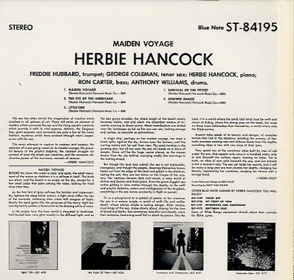 Herbie Hancock : Maiden Voyage (LP, Album, RE)