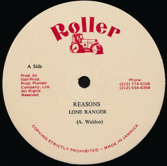 Lone Ranger : Reasons / Learn To Drive (12")