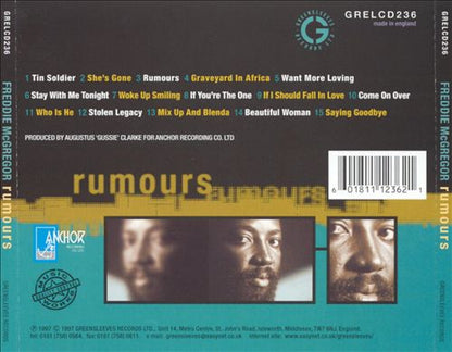 Freddie McGregor : Rumours (CD, Album)
