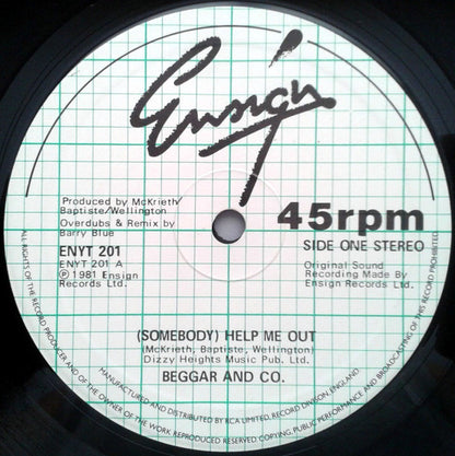 Beggar & Co. : (Somebody) Help Me Out (12", Single)