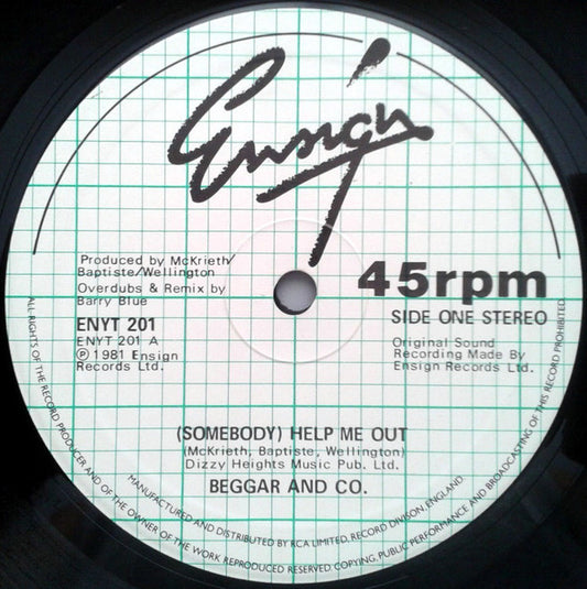 Beggar & Co. : (Somebody) Help Me Out (12", Single)
