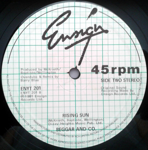 Beggar & Co. : (Somebody) Help Me Out (12", Single)