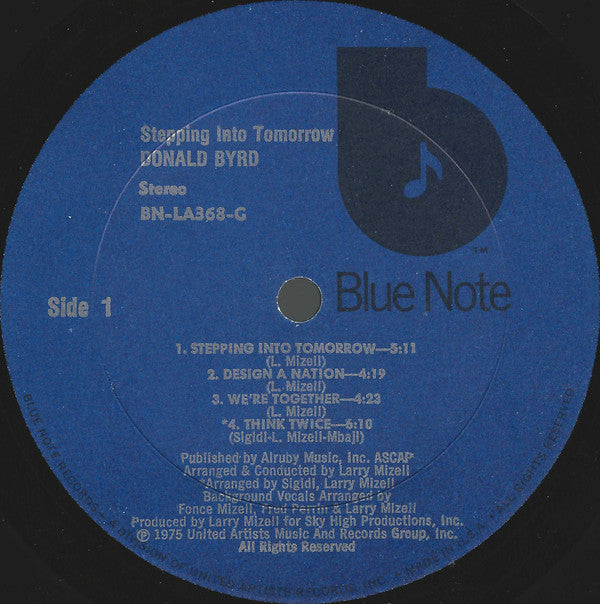 Donald Byrd : Stepping Into Tomorrow (LP, Album)