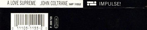 John Coltrane : A Love Supreme (CD, Album, RE, RM, Dig)