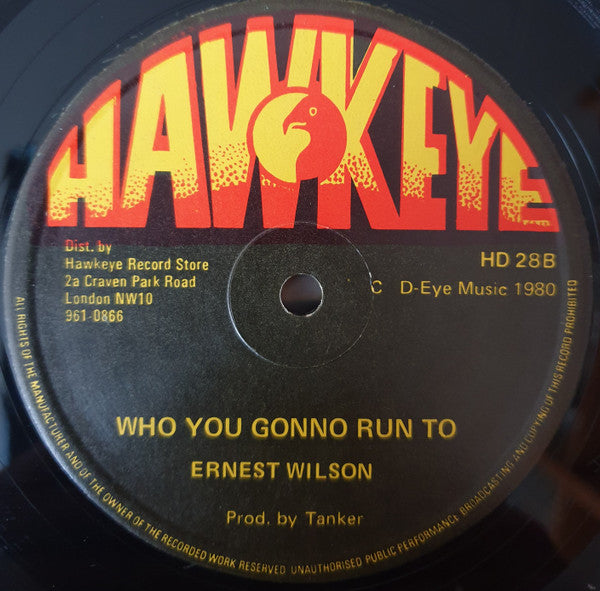 Sugar Minott / Ernest Wilson : Steal Away Girl / Who You Gonna Run To (12")