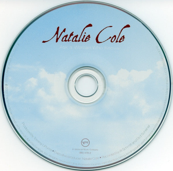 Natalie Cole : Ask A Woman Who Knows (CD, Album, S/Edition)