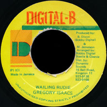 Gregory Isaacs : Wailing Rudie (7")
