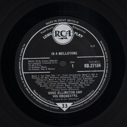Duke Ellington And His Orchestra : In A Mellotone (LP, Comp)