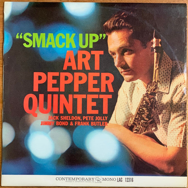 Art Pepper Quintet : Smack Up (LP, Album, Mono)