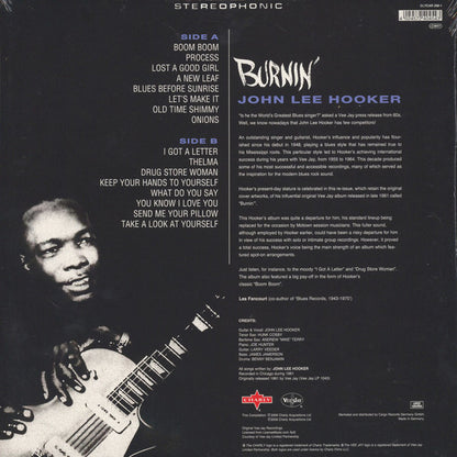 John Lee Hooker : Burnin' (LP, Album, RE, Bon)