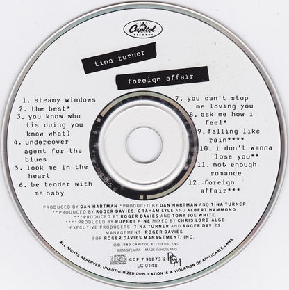 Tina Turner : Foreign Affair (CD, Album, RE, RP)